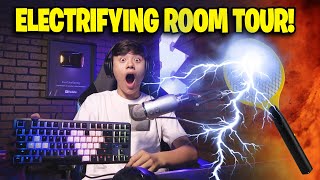 ELECTRIFYING ROOM TOUR!!! Summer Daily Routine: DT Cooks, Animal Crossing, Workout, New Room Tour!