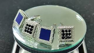 Custom Gold Silver Cufflinks for Men