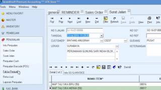 Tutorial Software Akuntansi Seventhsoft - Penjualan melalui Surat Jalan