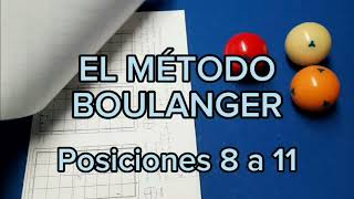 EL MÉTODO BOULANGER - Ep.3: posiciones 8 a 11. Billar a 3 bandas