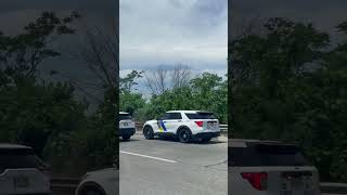 New Jersey State Police Responding and Arriving To A Call