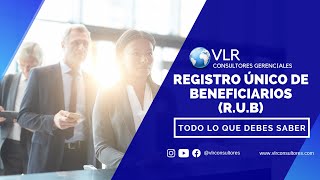 Todo lo que Debes Saber Sobre el Registro Único de Beneficiarios (RUB)