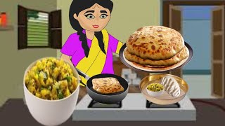 सुनीता के स्वादिष्ट और जादुई आलू के पराठा 😋😋|| sunita ke swadisht aloo ka paratha