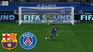 FIFA 23 - PSG VS BARCELONA | MESSI VS BARCELONA | PENALTY SHOOTOUT | GAMEPLAY PC #messi #barcelona