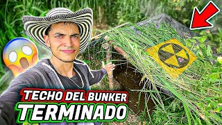 TERMINAMOS EL TECHO DEL BUNKER PRIMITIVO! - TATTO VLOGS