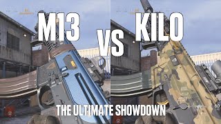 WHAT IS THE BEST AR IN WARZONE SEASON SIX? Warzone M13 vs Kilo - CoD Gun Comparison - Season 6 Gun