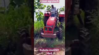 Kubota mu4501 45hp 4x4 tractor. #kubotatractor #automobile #farmequipment #cultivater #tractor