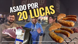 Armando un ASADO POR 20 LUCAS,  es posible para 3 o 4 personas?