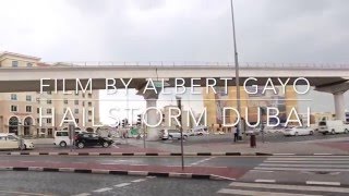 Freak Hailstorm in Dubai by Albert Gayo