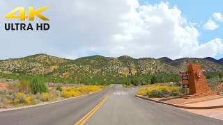 Southwest Utah Desert Mountain Scenic Driving on I-15 | Saint George to Cedar City 4K