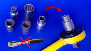 Unique Tool Sprocket Ratchet Wrench|| Homemade Ratchet Wrench|| #ideas