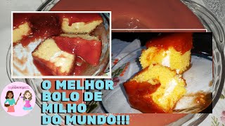 Coloquei REQUEIJÃO no bolo de milho e me surpreendi! - O MELHOR BOLO DO MUNDO!!! | Receitas da Sogra