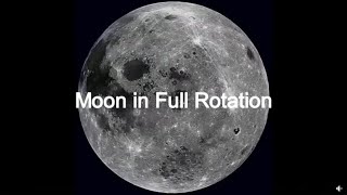 Full Rotation of the Moon