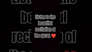 Beautiful recitation