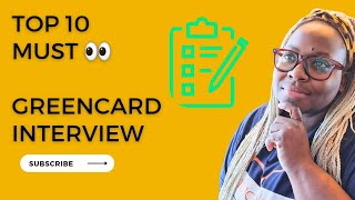 Top 10 GreenCard Interview questions explained | MUST SEE 👀