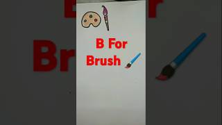 How To Draw Brush 🖌😃 #shorts #drawing #art