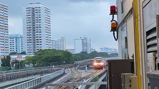 Train Turnaround/Third Rail Sparks - SMRT C151 129/130 At Tanah Merah - SGT2581 Shorts