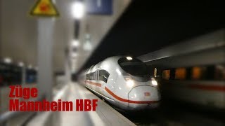 Züge am HBF Mannheim: ICE 3 Velaro D, BR 425, LINT