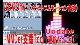 【MMD】ASVCnv Ver2(スペクトラムモーション変換) 【更新 Ver2.03】