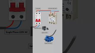 how to selector switch contactor to motor connection