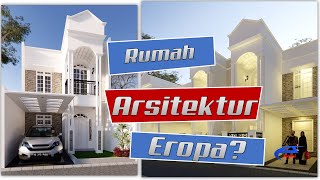 Jual Rumah desain Minimalis Khas Eropa di Bukit Cilangkap Hasanah Tapos Depok harga 500 juta an