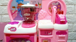 Unboxing a pink cooking toy with sound | Zhappi kids show