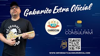 Gabarito Extraoficial - Concurso Camocim 2024 - Informática com Lourival - Agente de trânsito e GCM.