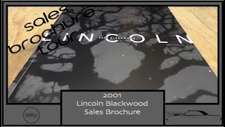 Brochure Tour - 2001 Lincoln Blackwood