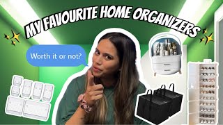 HOME ORGANIZERS HAUL ✨ || PRODUCTS UNDER ₹200?? 🤯 || WORTH IT OR NOT?