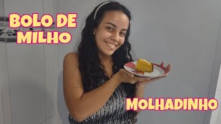 BOLO DE MILHO DE LATINHA: sem trigo, rápido, fácil e molhadinho 😍 | Gabi de Paula