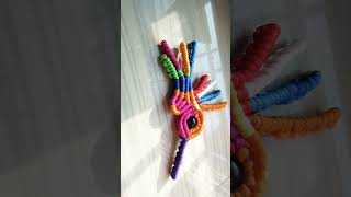 #macramebirdtutorial #wallhanging #reels #viral #pinki'sarthouse #kagaazkedopankhlekeurachalajayere