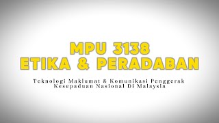 Teknologi Maklumat & Komunikasi Penggerak Kesepaduan Nasional Di Malaysia - SMSY 1 UNIMEL