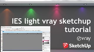 ies light vray sketchup tutorial