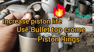 old model bullet piston top crome Ring