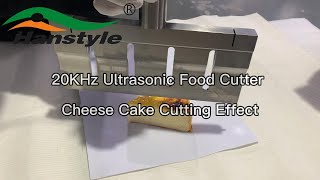 315mm Length Titanium Alloy Material Cutting Blade Ultrasonic Food Cutter For Cutting Cheese Cake