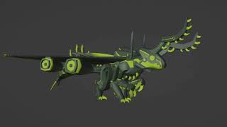 Animation Cybernid || GALAXY EVENT DRAGON ANIMATION