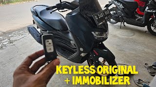 Pasang keyless dimotor yamaha new nmax, immobilizer dan pin darurat aktif