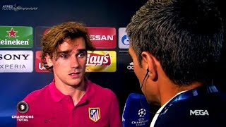 GRIEZMANN FALA PORTUGUÊS DURANTE ENTREVISTA DE DIEGO COSTA