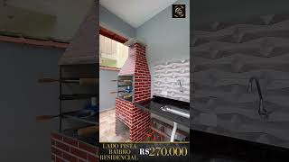 **R$270MIL** SUPER DESCONTÃO!! CASA LADO PISTA COM PISCINA E CHURRASQUEIRA EM BAIRRO RESIDENCIAL!!