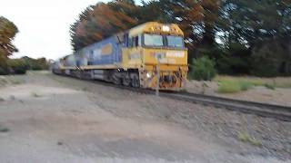 RARE! 6 Locomotives On SCT Freight Train Through Nairne