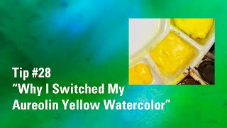 Why I Switched My Aureolin Yellow Watercolor | Fugitive Watercolor | Watercolour Paint Tip 28