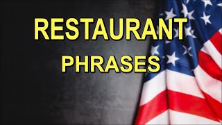 Daily Life Restaurant-related Phrases