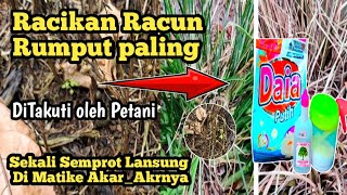 RACUN RUMPUT PALING DITAKUTI,SEKALI SEMPROT LANSUNG MATI KE AKAR-AKARNYA