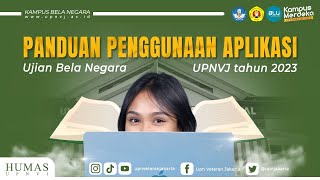 Panduan Penggunaan Aplikasi Ujian Bela Negara SEMA UPNVJ