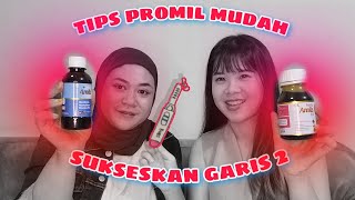 TIPS PROMIL MUDAH YANG BISA SUKSESKAN GARIS 2 | PROMIL SUKSES DENGAN MADU AMILS PENYUBUR KANDUNGAN