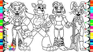 FNAF Security Breach NEW Coloring Pages / How To Color Five Nights at Freddy's / NCS Music