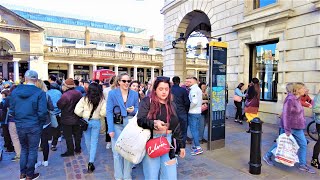 London Walk through the LIVELY Streets of COVENT GARDEN | Shopping, Pubs,  Performing Artists.