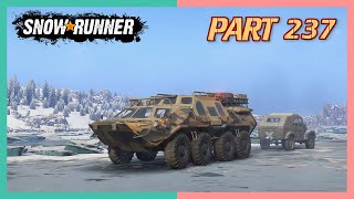 Troublesome Motor Deliver To The Parking Lot | SNOWRUNNER Gameplay | Skondegay