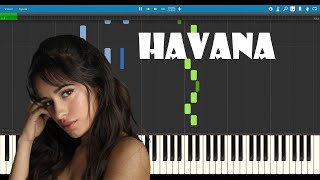 Havana - Camila Cabello Piano Tutorial (Synthesia)