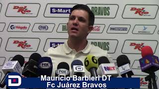 Lo ideal es que los refuerzos lleguen la proxima semana: Mauricio Barbieri DT FC Juárez Bravos